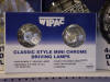 S6055: Wipac Classic Style Mini Chrome Driving Lamps, Pair